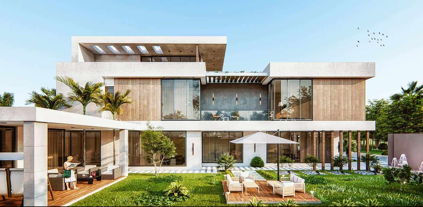 Ý tưởng thiết kế nhà vườn cho nhà biệt thự